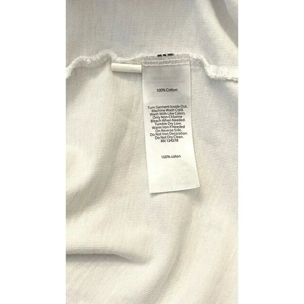 Vineyard Vines Youth Large 16 Long Sleeve White Pocket T-Shirt Whale Adult Small